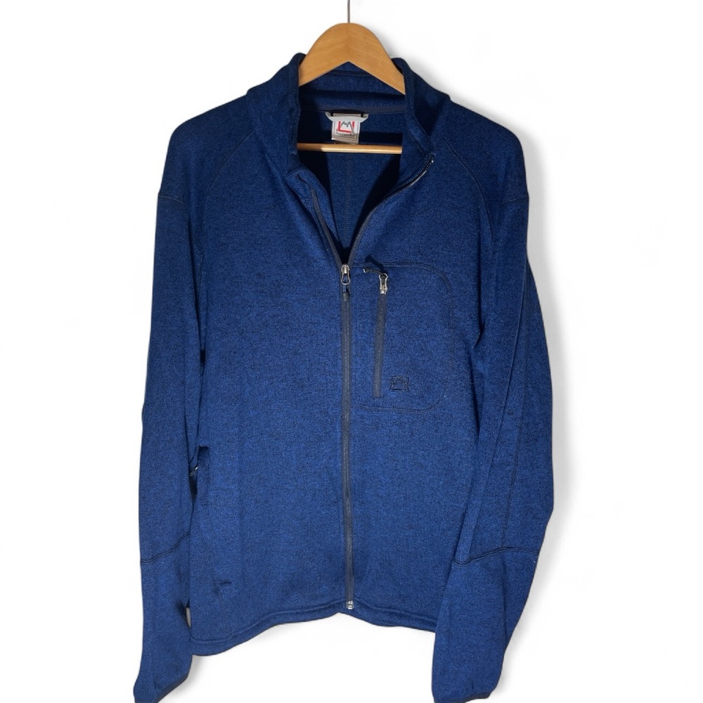 C11- Avalanche Men's Zip Up Sweater - Deep Blue - Men’s XXL